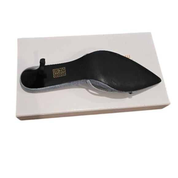FEMME LA Copenhagen Kitten Slipper in Denim EUC Size 9 - Picture 5 of 9